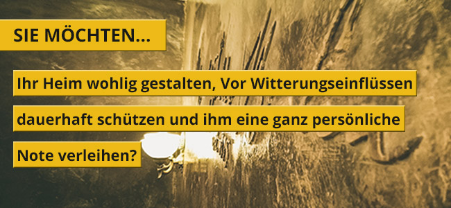Sie möchten...
 
ihr Heim in Berlin wohlig gestalten, vor Witterungseinflüssen dauerhaft schützen und ihm eine ganz persönliche Note durch einen Maler verleihen?